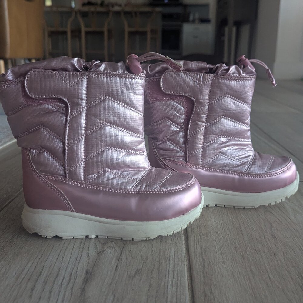 Cat & Jack Thermolite Pink Winter Boots | Size 12 | Excellent Conditi